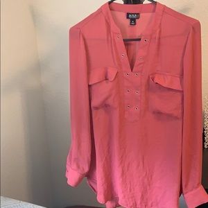 NWOT Pink blouse